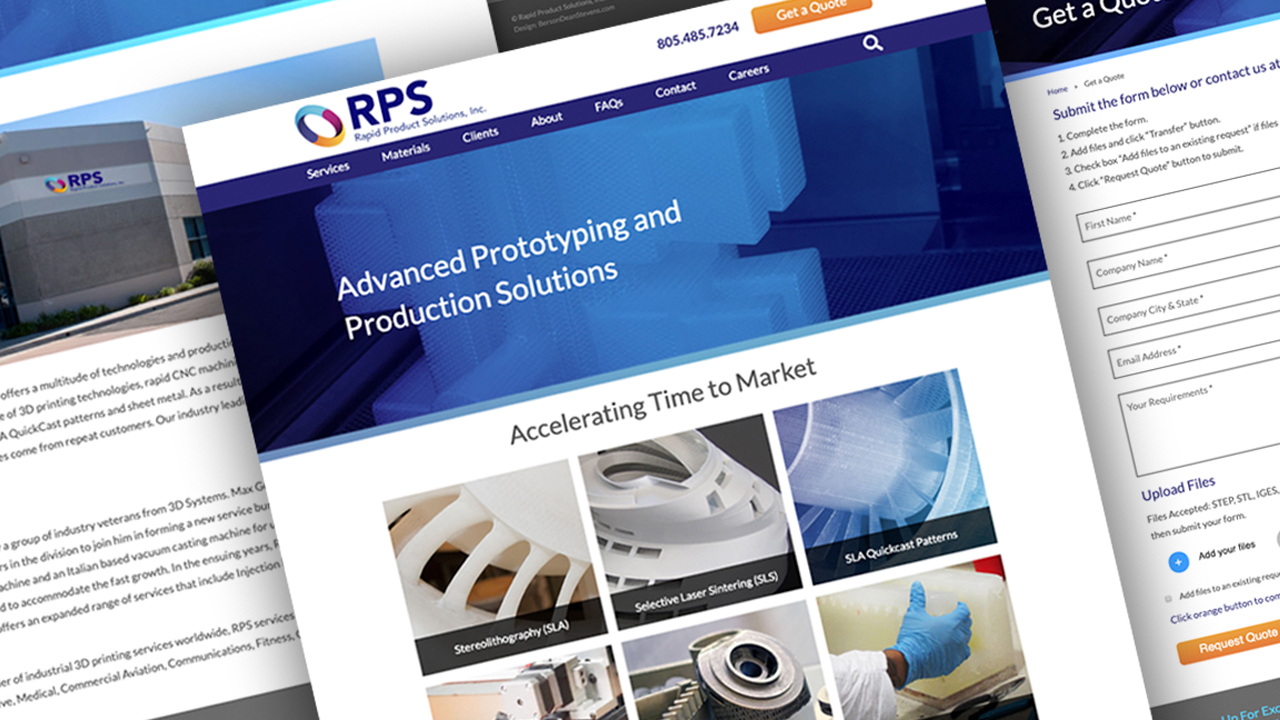 Rapid-Product Solutions Website