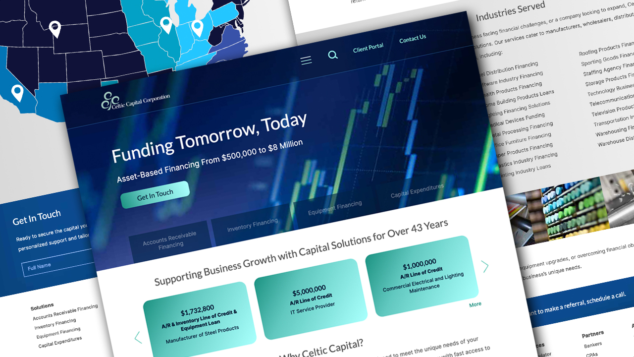 Website redesign and marketing automation project for Celtic Capital by BersonDeanStevens